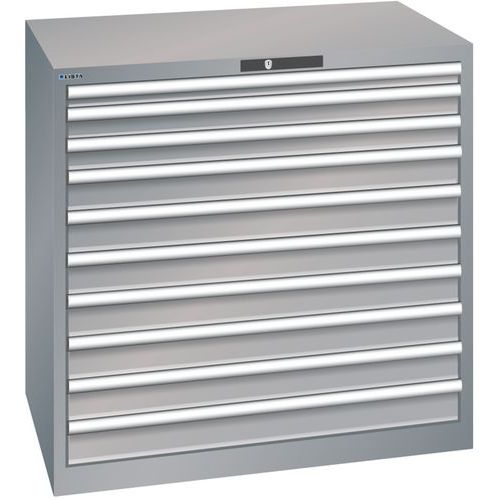 Armoire Gris Pigeon 1023x725x1000 Avec 10 Tir. 75kg