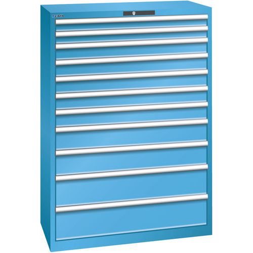 Armoire Bleu Clair 1023x572x1450 Avec 11 Tir. 75kg