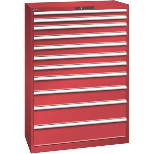 Armoire Rouge 1023x572x1450 Avec 11 Tir. 75kg _ 78.774.070