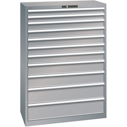 Armoire Gris Pigeon 1023x572x1450 Avec 11 Tir. 75kg