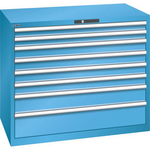 Armoire Bleu Clair 1193x725x1000 Avec 8 Tir. 200kg