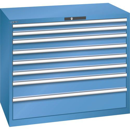 Armoire Bleu Cap. 1193x725x1000 Avec 8 Tir. 200kg