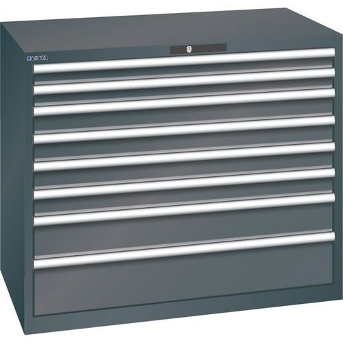 Armoire Noir 1193x725x1000 Avec 8 Tir. 200kg _ 78.832.060