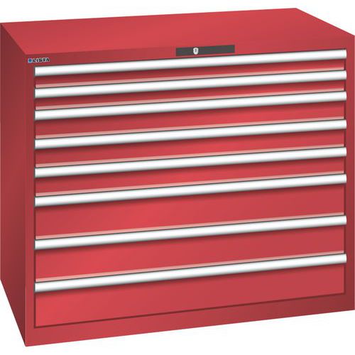 Armoire Rouge 1193x725x1000 Avec 8 Tir. 200kg _ 78.836.070