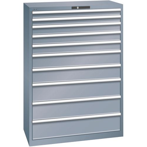 Armoire Gris 1023x572x1450 Avec 10 Tir. 200kg _ 78.772.050