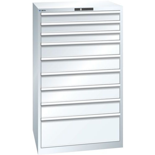 Armoire Blanc Pur 870x725x1450 Avec 9 Tir. 200kg