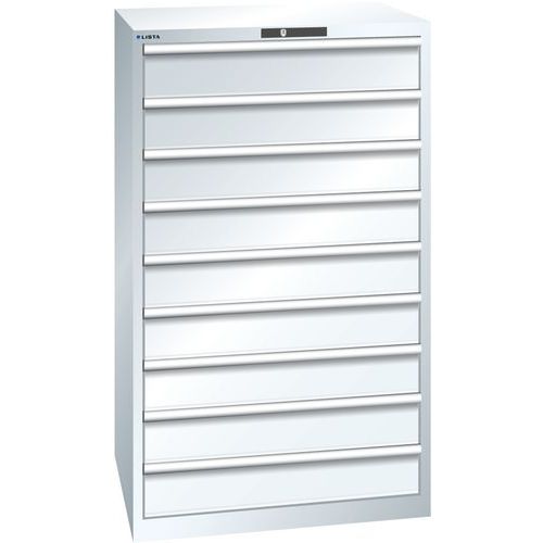Armoire Blanc Pur 870x725x1450 Avec 9 Tir. 200kg