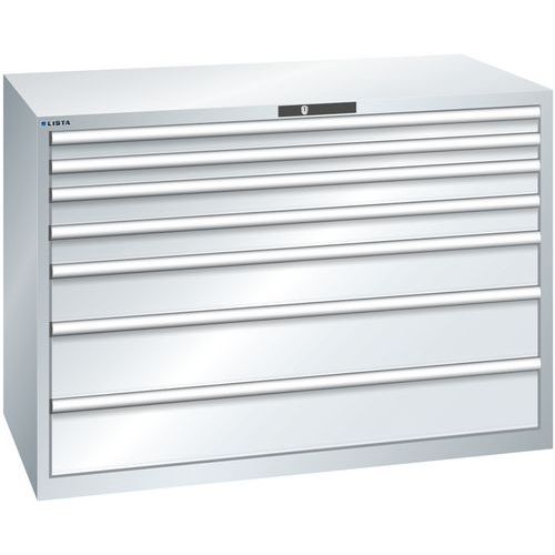 Armoire Gris Clair 1431x725x1000 Avec 7 Tir. 75kg