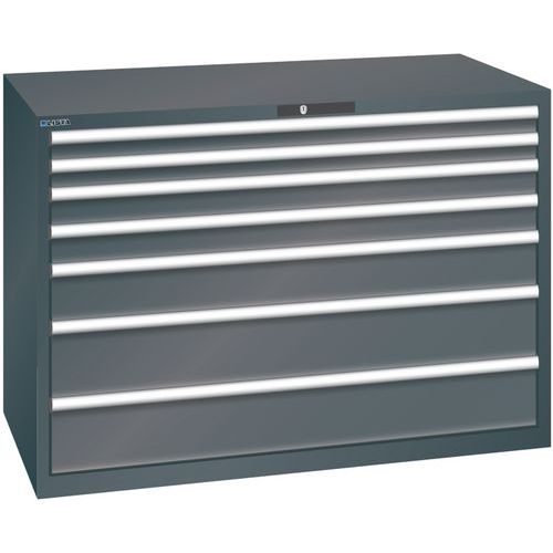 Armoire Noir 1431x725x1000 Avec 7 Tir. 75kg _ 78.856.060