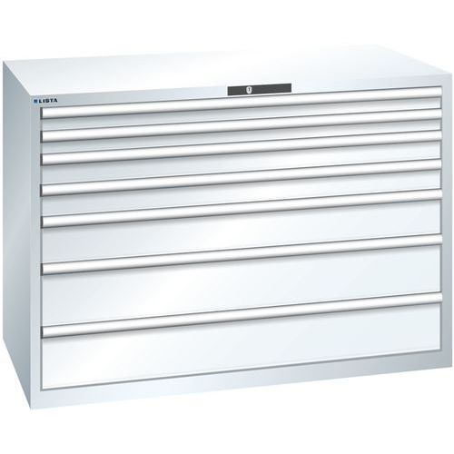 Armoire Blanc Pur 1431x725x1000 Avec 7 Tir. 75kg