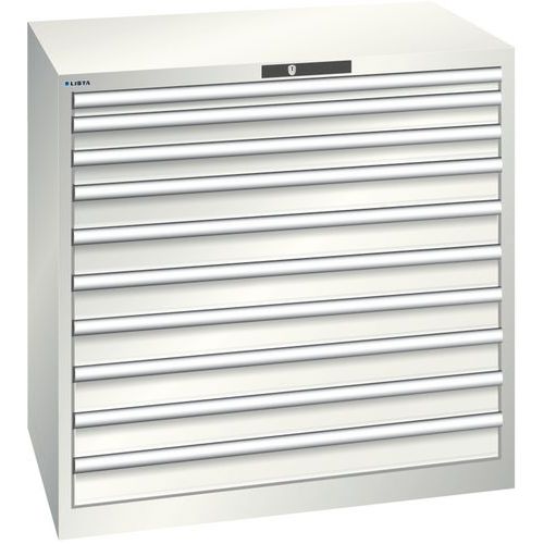 Armoire Blanc Gris 1023x725x1000 Avec 10 Tir. 75kg