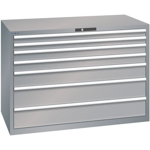 Armoire Gris Pigeon 1431x725x1000 Avec 7 Tir. 200kg