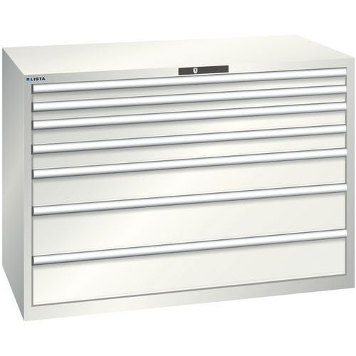 Armoire Blanc Gris 1431x725x1000 Avec 7 Tir. 200kg