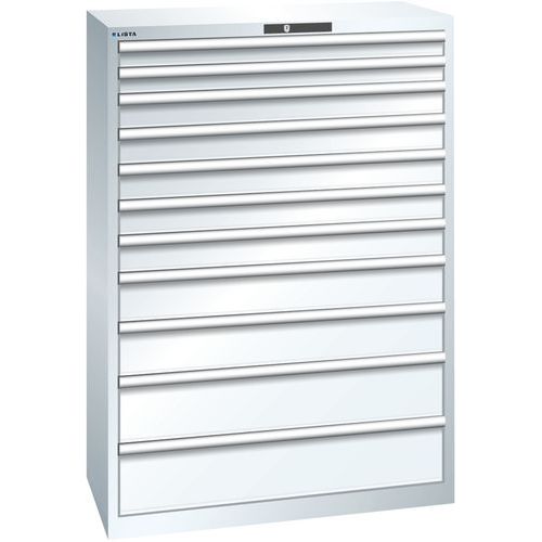 Armoire Blanc Pur 1023x572x1450 Avec 11 Tir. 200kg