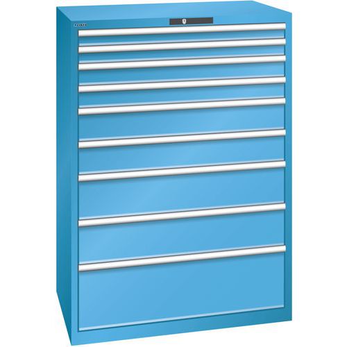 Armoire Bleu Clair 1023x725x1450 Avec 9 Tir. 75kg