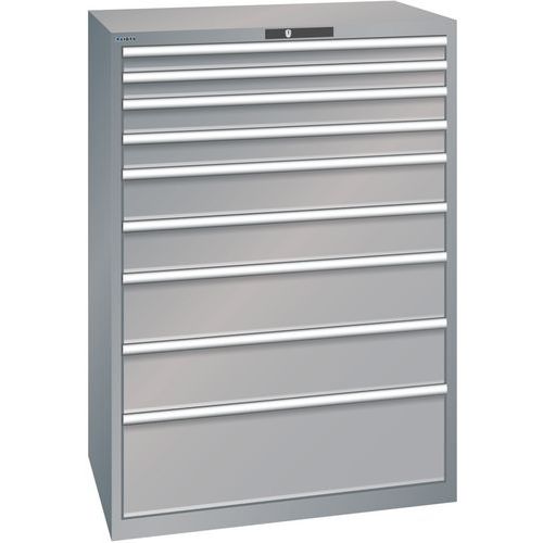 Armoire Gris Pigeon 1023x725x1450 Avec 9 Tir. 75kg