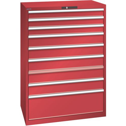 Armoire Rouge 1023x725x1450 Avec 9 Tir. 75kg _ 78.297.070