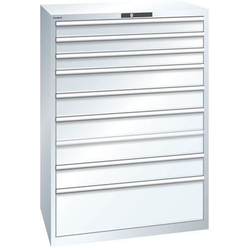 Armoire Blanc Pur 1023x725x1450 Avec 9 Tir. 75kg