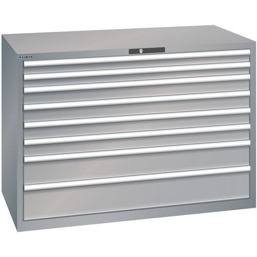 Armoire Gris Pigeon 1431x725x1000 Avec 8 Tir. 75kg