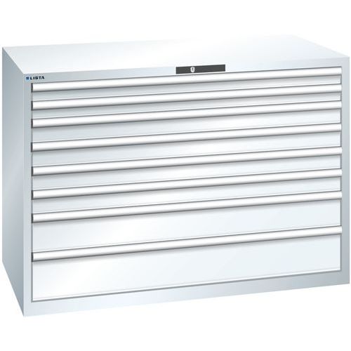 Armoire Blanc Pur 1431x725x1000 Avec 8 Tir. 75kg