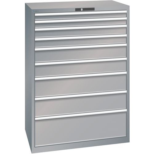 Armoire Gris Pigeon 1023x725x1450 Avec 9 Tir. 200kg