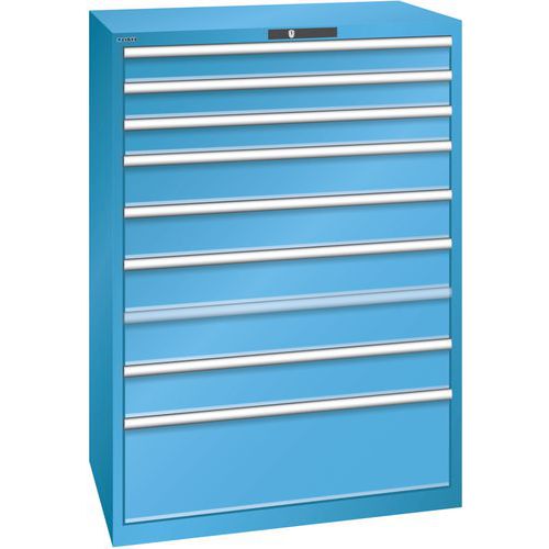 Armoire Bleu Clair 1023x725x1450 Avec 9 Tir. 200kg