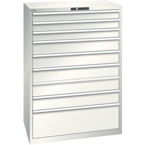 Armoire Blanc Gris 1023x725x1450 Avec 9 Tir. 200kg
