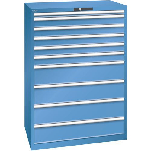 Armoire Bleu Cap. 1023x725x1450 Avec 10 Tir. 75kg