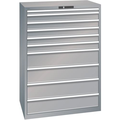 Armoire Gris Pigeon 1023x725x1450 Avec 10 Tir. 75kg