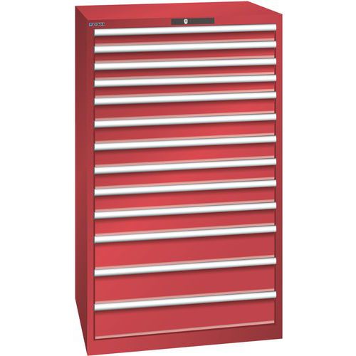 Armoire Rouge 870x725x1450 Avec 13 Tir. 75kg _ 78.714.070