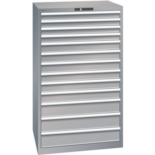 Armoire Gris Pigeon 870x725x1450 Avec 13 Tir. 75kg