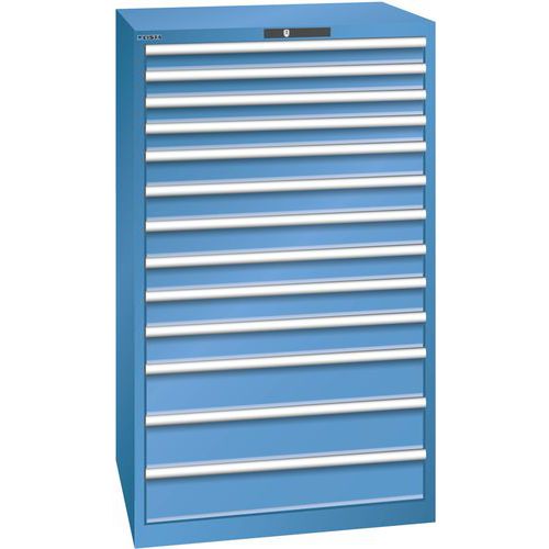 Armoire Bleu Cap. 870x725x1450 Avec 13 Tir. 200kg