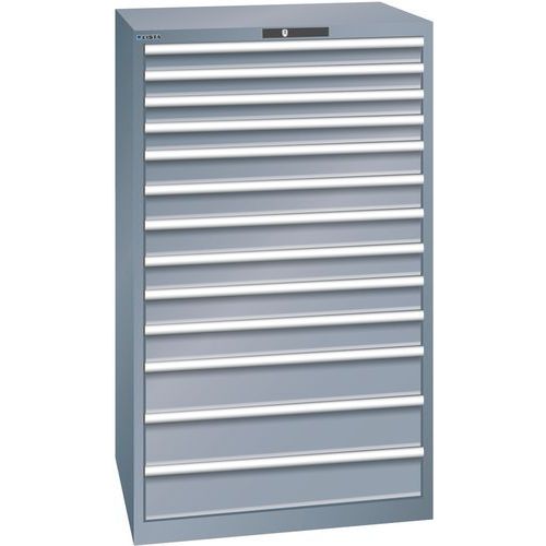 Armoire Gris 870x725x1450 Avec 13 Tiroirs 200kg _ 78.716.050