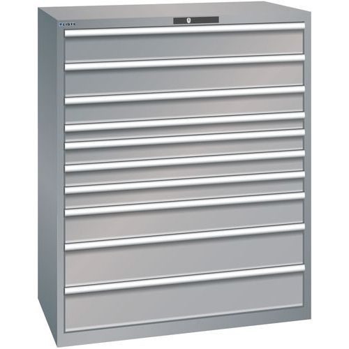 Armoire Gris Pigeon 1193x725x1450 Avec 10 Tir. 200kg