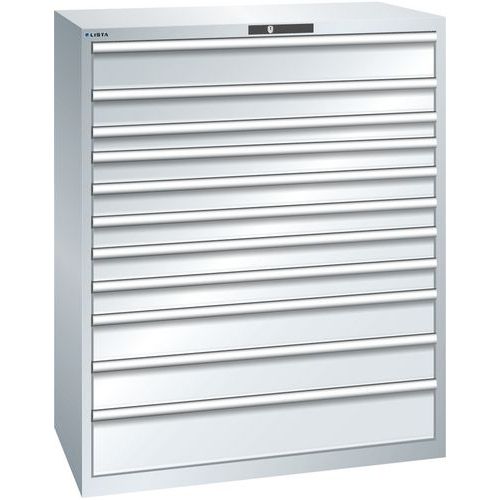 Armoire Gris Clair 1193x725x1450 Avec 11 Tir. 200kg