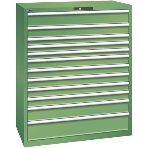 Armoire Vert 1193x725x1450 Avec 12 Tir. 200kg _ 78.842.030