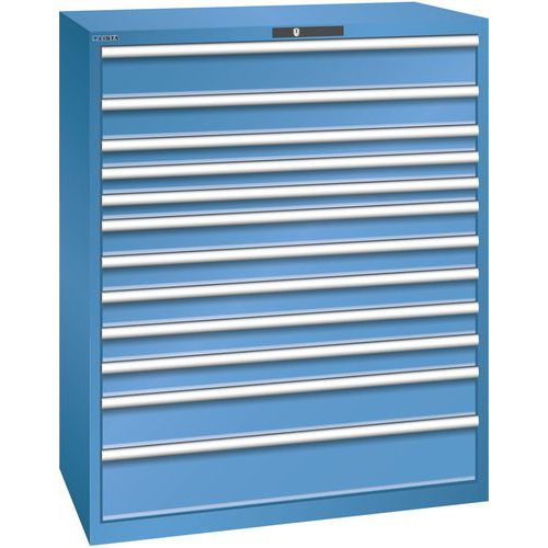 Armoire Bleu Cap. 1193x725x1450 Avec 12 Tir. 200kg