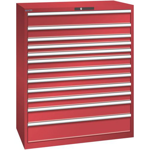 Armoire Rouge 1193x725x1450 Avec 12 Tir. 200kg _ 78.842.070