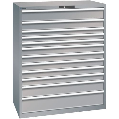 Armoire Gris Pigeon 1193x725x1450 Avec 12 Tir. 200kg