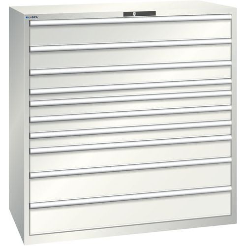 Armoire Blanc Gris 1431x725x1450 Avec 10 Tir. 200kg