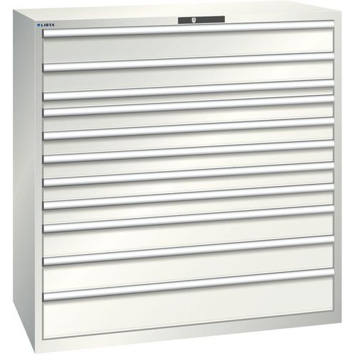 Armoire Blanc Gris 1431x725x1450 Avec 11 Tir. 200kg