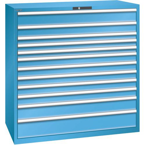 Armoire Bleu Clair 1431x725x1450 Avec 12 Tir. 200kg