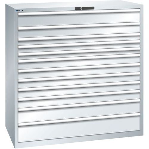 Armoire Gris Clair 1431x725x1450 Avec 12 Tir. 200kg