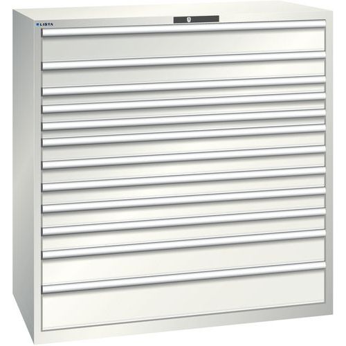 Armoire Blanc Gris 1431x725x1450 Avec 12 Tir. 200kg