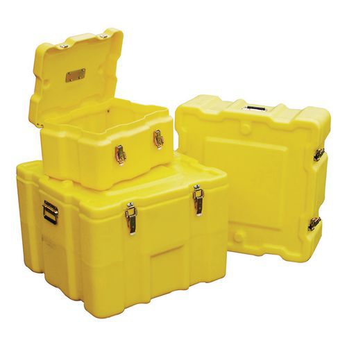 Conteneur Navette 91L Jaune Polyéthylène - Gerbable Usage Alimentaire