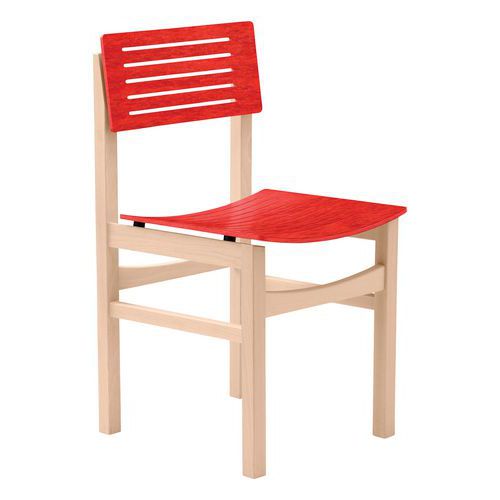 Chaise Eole 4 Pieds - Hêtre Ephedra - Hêtre Bouleau