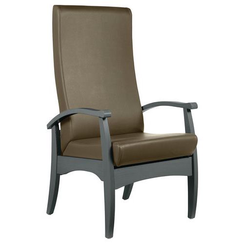 Fauteuil De Repos Realty Ginkgo Terre - Hêtre Anthracite