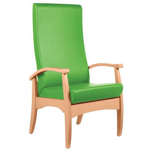 Fauteuil De Repos Realty Abaka Olive - Hêtre Naturel