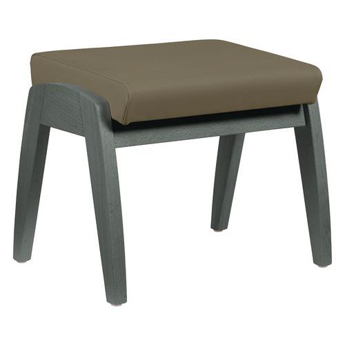 Repose-jambes Realty Coussin Ginkgo Terre - Hêtre Anthracite