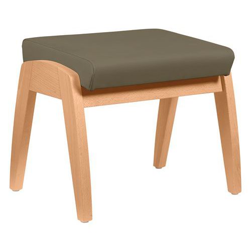 Repose-jambes Realty Coussin Ginkgo Terre - Hêtre Naturel
